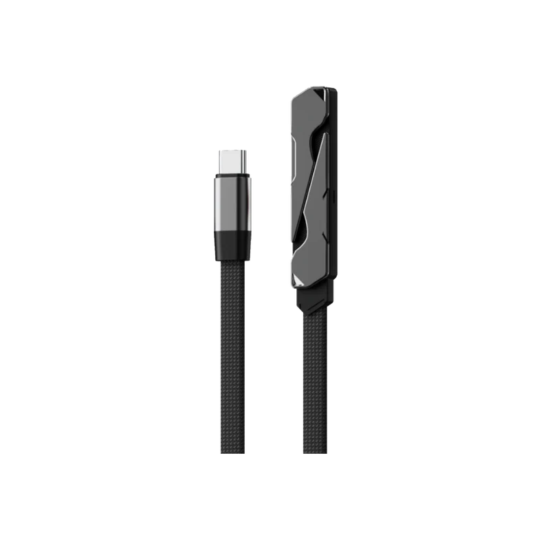 KickCable | 2'si 1 arada Standlı Şarj Kablosu (1,5 m)